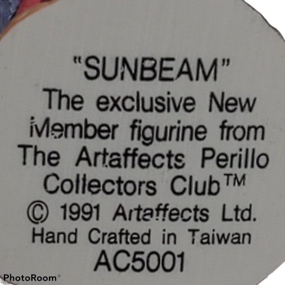 Artaffects Perillo Sunbeam AC5001 Figurine Village of the Sun Vintage 1991 - Picture 3 of 5